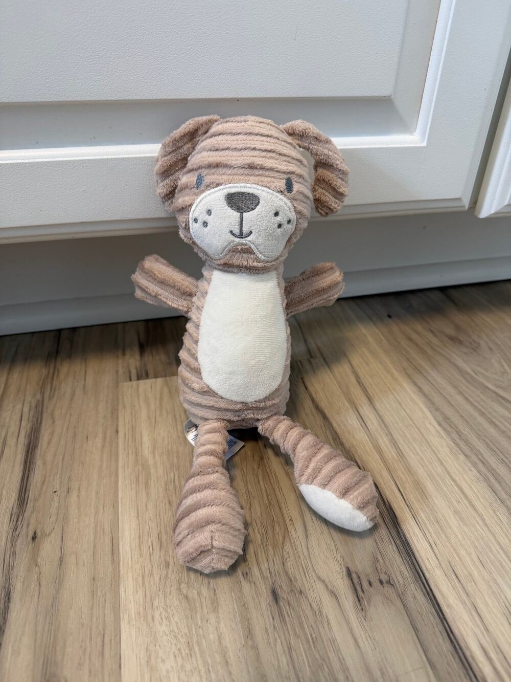 Chick Pea Baby Super Soft Brown Puppy Dog Plush Lovey Stuffed Animal 10" Toy